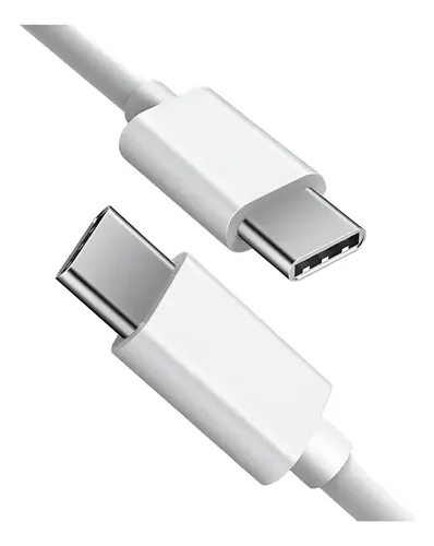 Cable Tipo C A Tipo C Fast Charge Color Blanco
