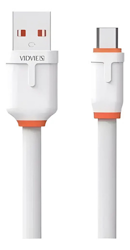 Cable Tipo C Usb 1 Metro Vidvie Dc01t