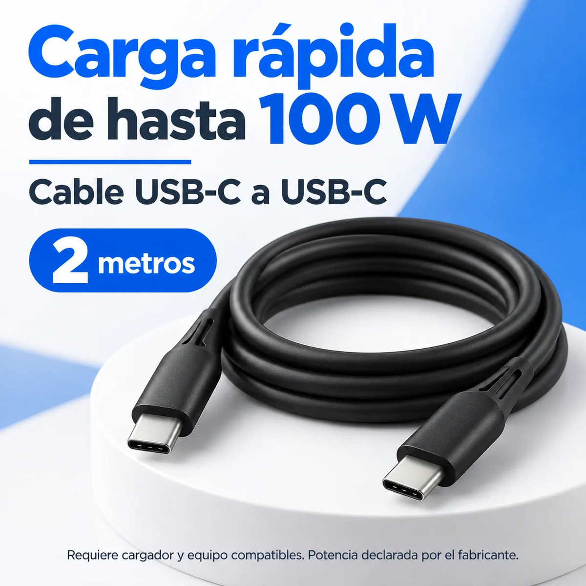 D_NQ_NP_601041-MLC120491332501_102026-F.jpg Cable Usb-c A Usb-c 100w 6a Carga Rápida 2 Metros