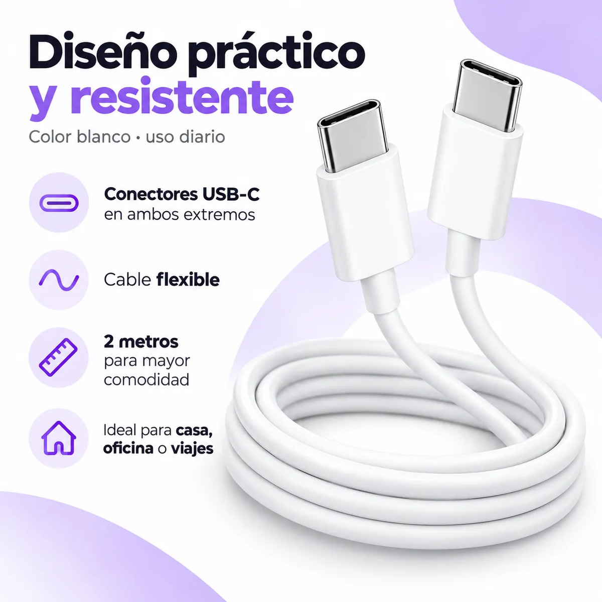 D_NQ_NP_634385-MLC117855263526_102026-F.jpg Cable USB-C a USB-C 100W 2 metros