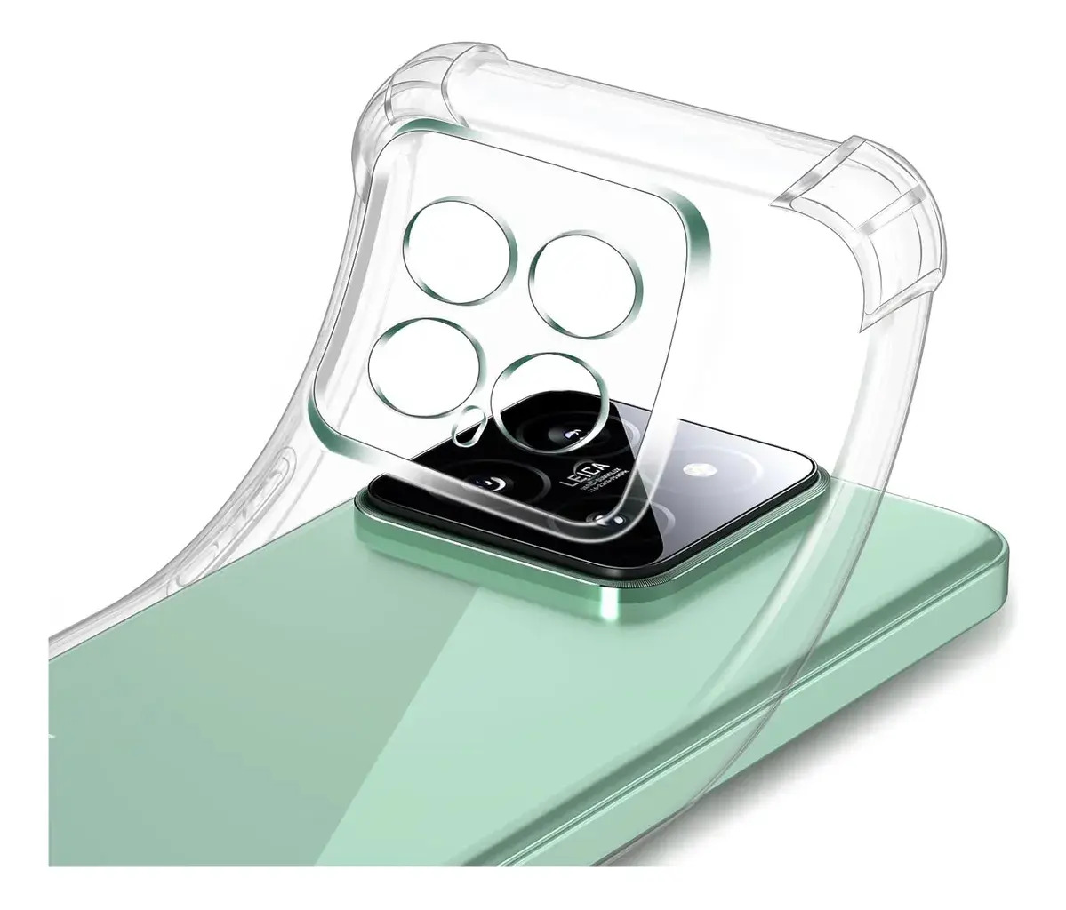 D_NQ_NP_652554-MLC85356147642_062025-F.jpg Carcasa Transparente Antigolpe para Xiaomi 14 / 14 5G