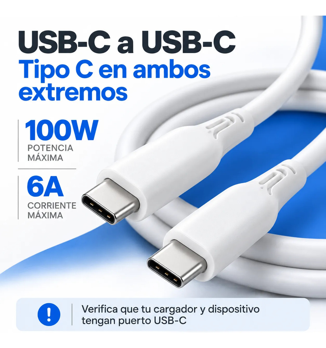 D_NQ_NP_657607-MLC120491679525_102026-F.jpg Cable Usb-c A Usb-c 100w 6a Carga Rápida 2 Metros