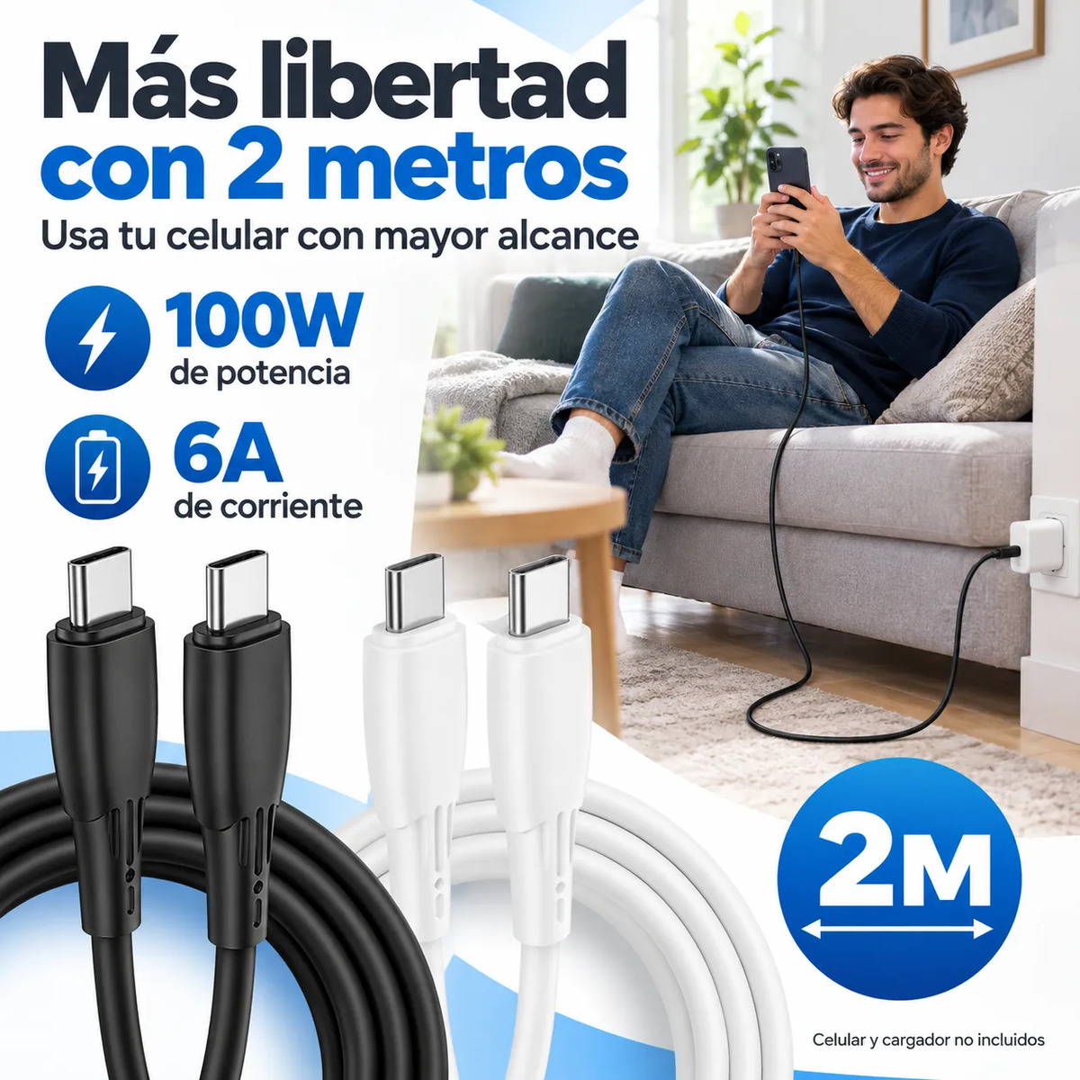 D_NQ_NP_719333-MLC120491907421_102026-F.jpg Cable Usb-c A Usb-c 100w 6a Carga Rápida 2 Metros