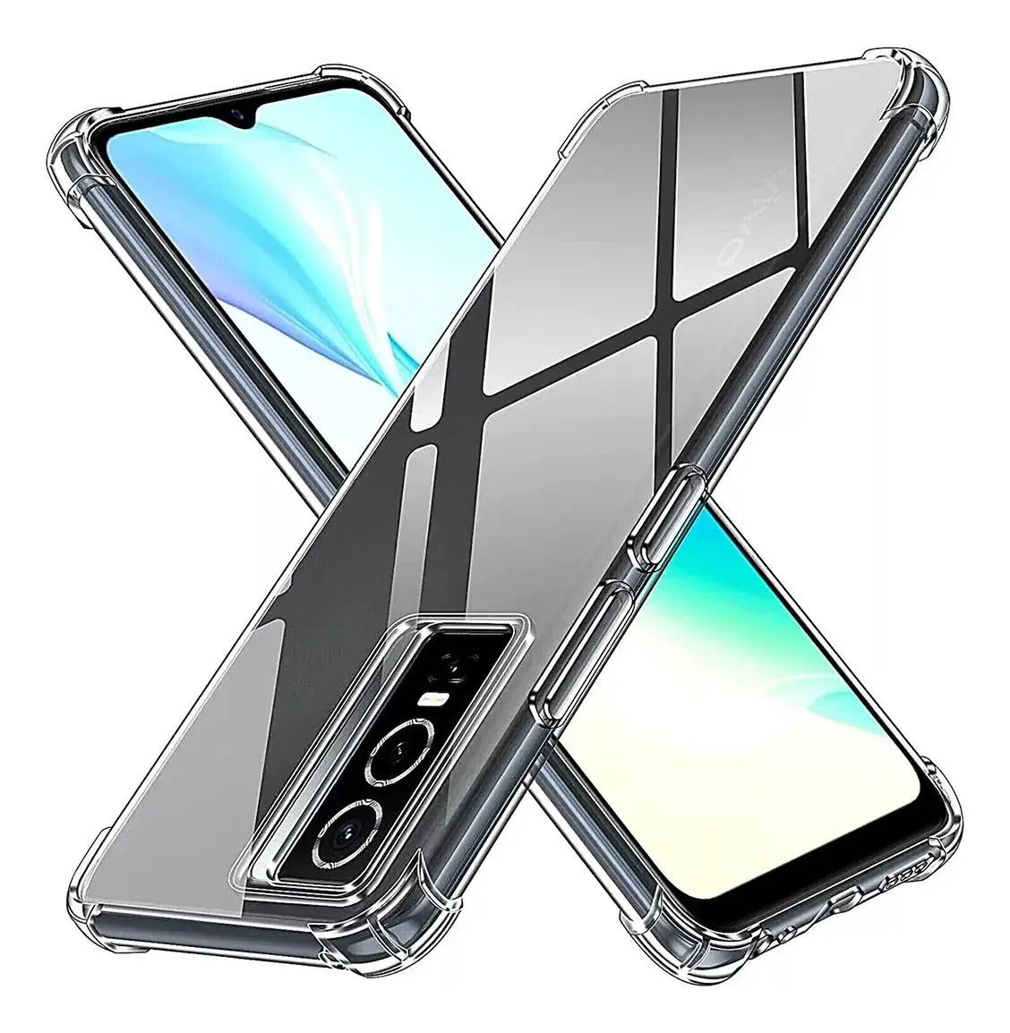 D_NQ_NP_719574-MLC81582850352_012025-F.jpg Carcasa Transparente Antigolpe para Vivo V30 / V30 Pro