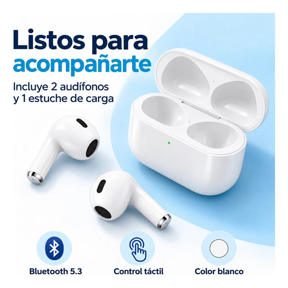 D_NQ_NP_753716-MLC120488113467_102026-F.jpg Audífonos Inalámbricos Bluetooth 5.3 Con Estuche De Carga