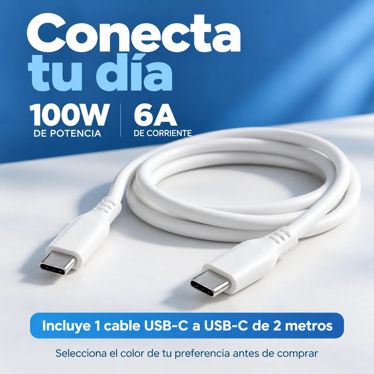 D_NQ_NP_761739-MLC118805534656_102026-F.jpg Cable Usb-c A Usb-c 100w 6a Carga Rápida 2 Metros