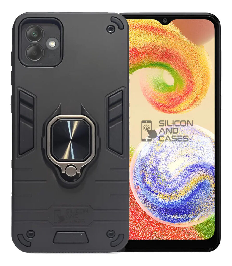 Carcasa Samsung A05 con anillo color negro