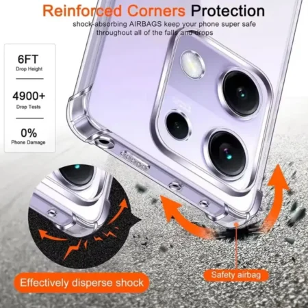 Carcasa Transparente Antigolpe para Xiaomi Redmi 15C 4G — vista 2