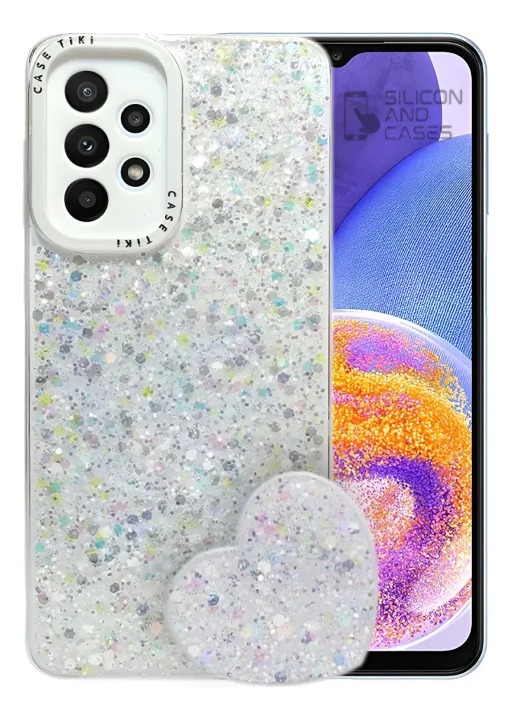 Carcasa para Samsung A32 4G Glitter Incluye Pop Socket
