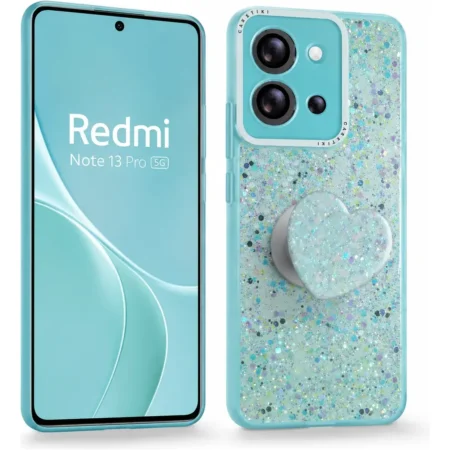 Carcasa para Xiaomi Redmi Note 13 Pro 5G Glitter Pop Socket — vista 2