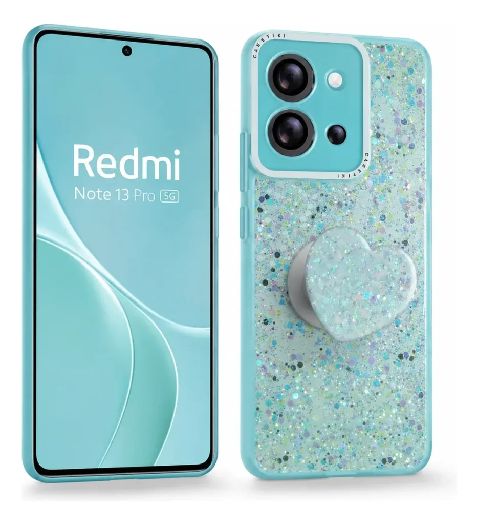 Carcasa para Xiaomi Redmi Note 13 Pro 5G Glitter Pop Socket — vista 2