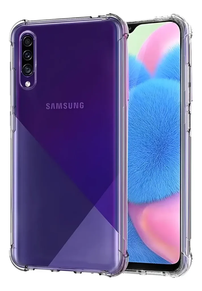 Carcasa Compatible Samsung A30S Transparente Antigolpe