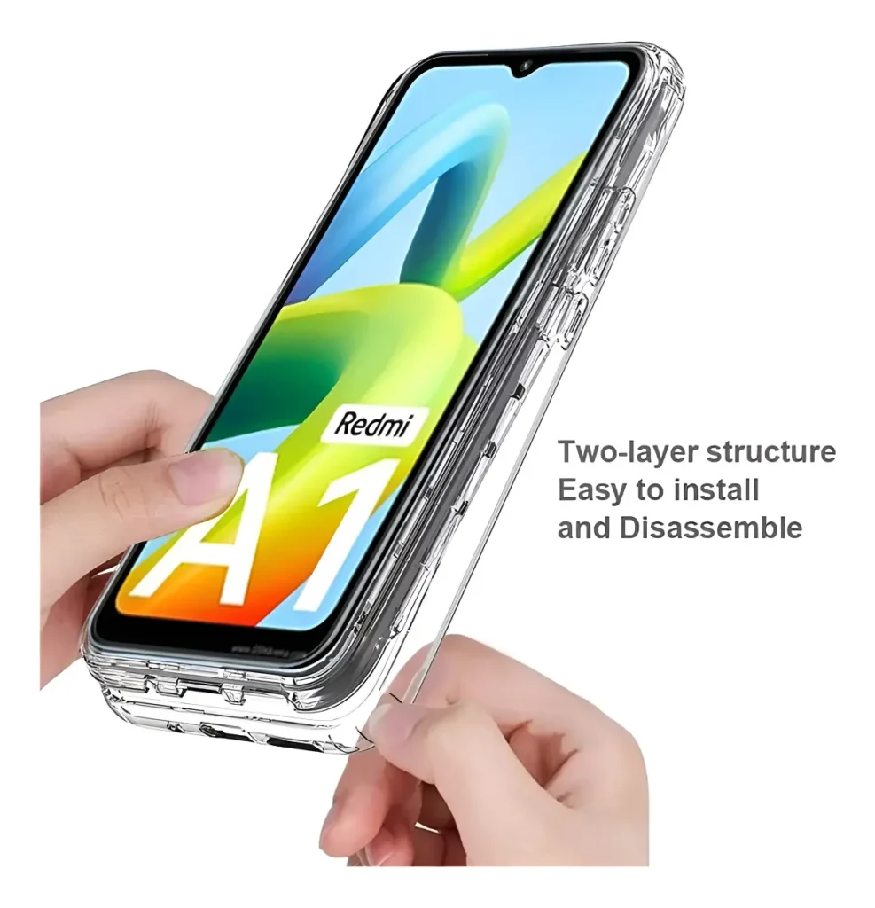 Carcasa para Xiaomi Redmi A1 A2 Transparente Antigolpe — vista 2