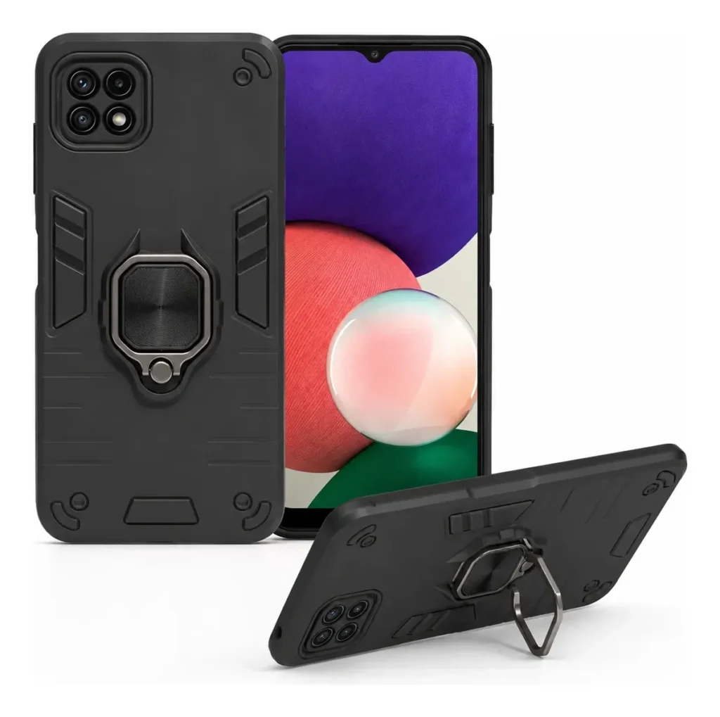 Carcasa para Samsung A22 5G Anillo Antigolpe Doble Colores