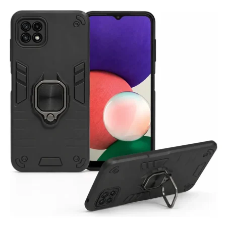 Carcasa para Samsung A22 5G Anillo Antigolpe Doble Colores