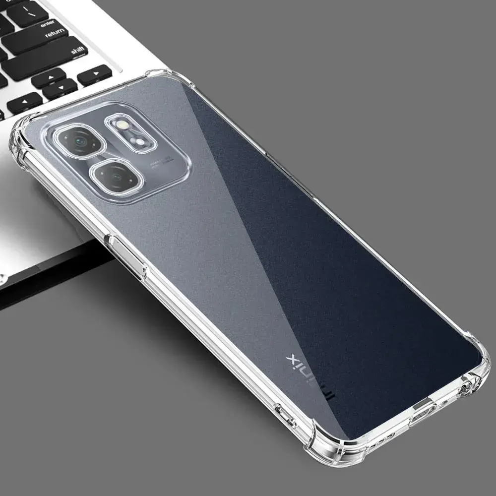 Carcasa Transparente para Infinix Smart 9 Antigolpe — vista 4 Carcasa Transparente para Infinix Smart 9 Antigolpe — vista 4