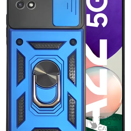 Carcasa Samsung A22 5G Anillo Antigolpe Cubre Cámara