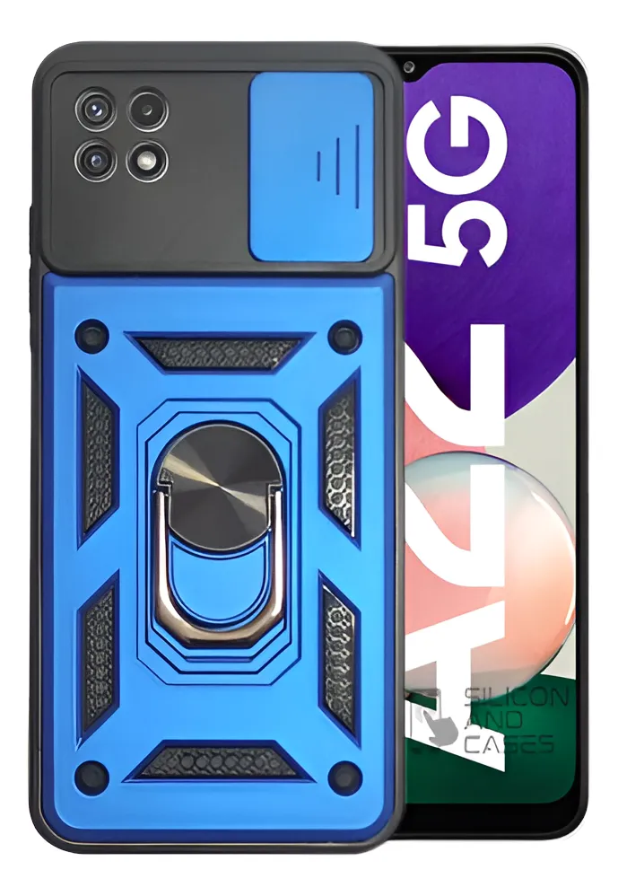 Carcasa Samsung A22 5G Anillo Antigolpe Cubre Cámara