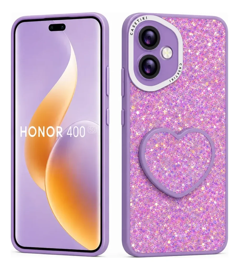 Carcasa para Honor 400 Glitter Brillo Incluye Pop Socket