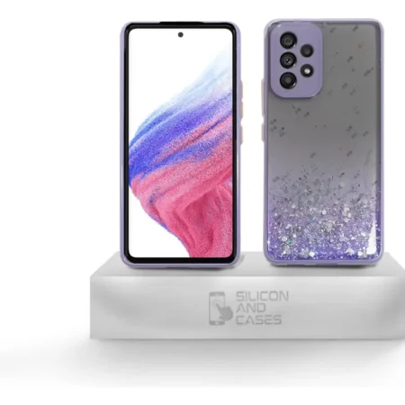 Carcasa Samsung A53 5G Glitter Protección Cámara