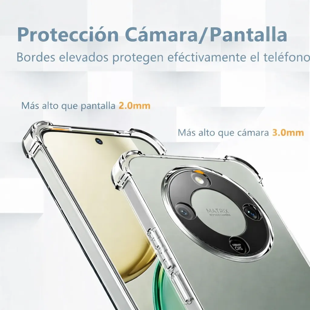 Carcasa Transparente Antigolpe para Honor X9D — vista 2 Carcasa Transparente Antigolpe para Honor X9D — vista 2