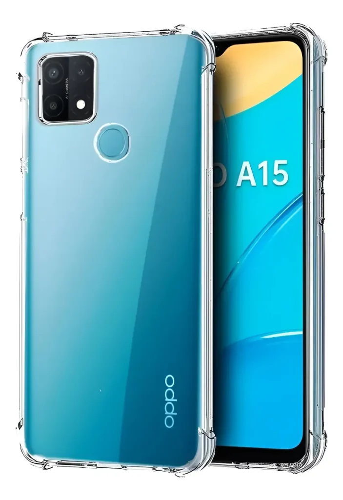 Carcasa Oppo A15 Transparente Antigolpe