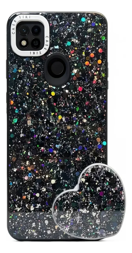 Carcasa para Xiaomi Redmi 10A Glitter Incluye Pop Socket — vista 2