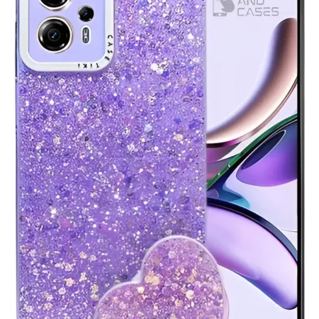 Carcasa para Motorola G13 Glitter Incluye Pop Socket