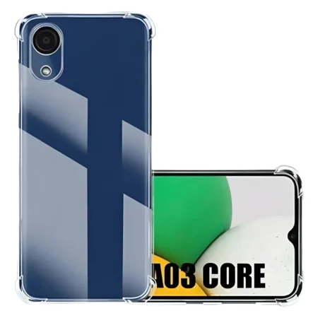 Carcasa para Samsung A03 Core Transparente Antigolpe Clear