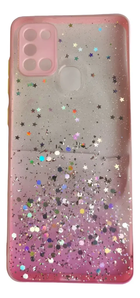 Carcasa Samsung A21S Glitter Protección Cámara — vista 5