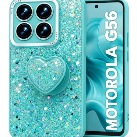 Carcasa para Motorola G56 Glitter Brillo Incluye Pop Socket — vista 2