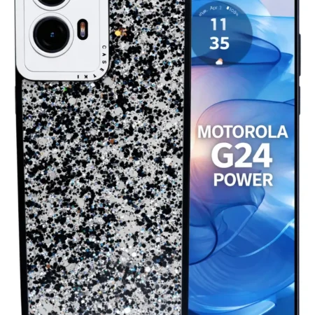 Carcasa para Motorola G24 Power Glitter Incluye Pop Socket — vista 2