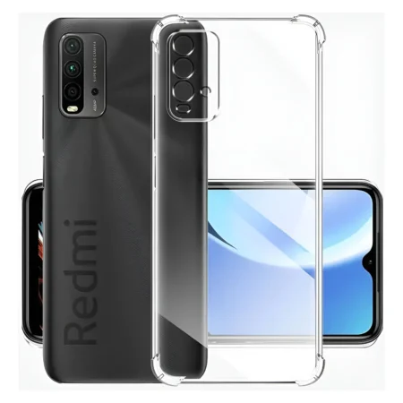 Carcasa para Xiaomi Redmi 9T Transparente Antigolpe