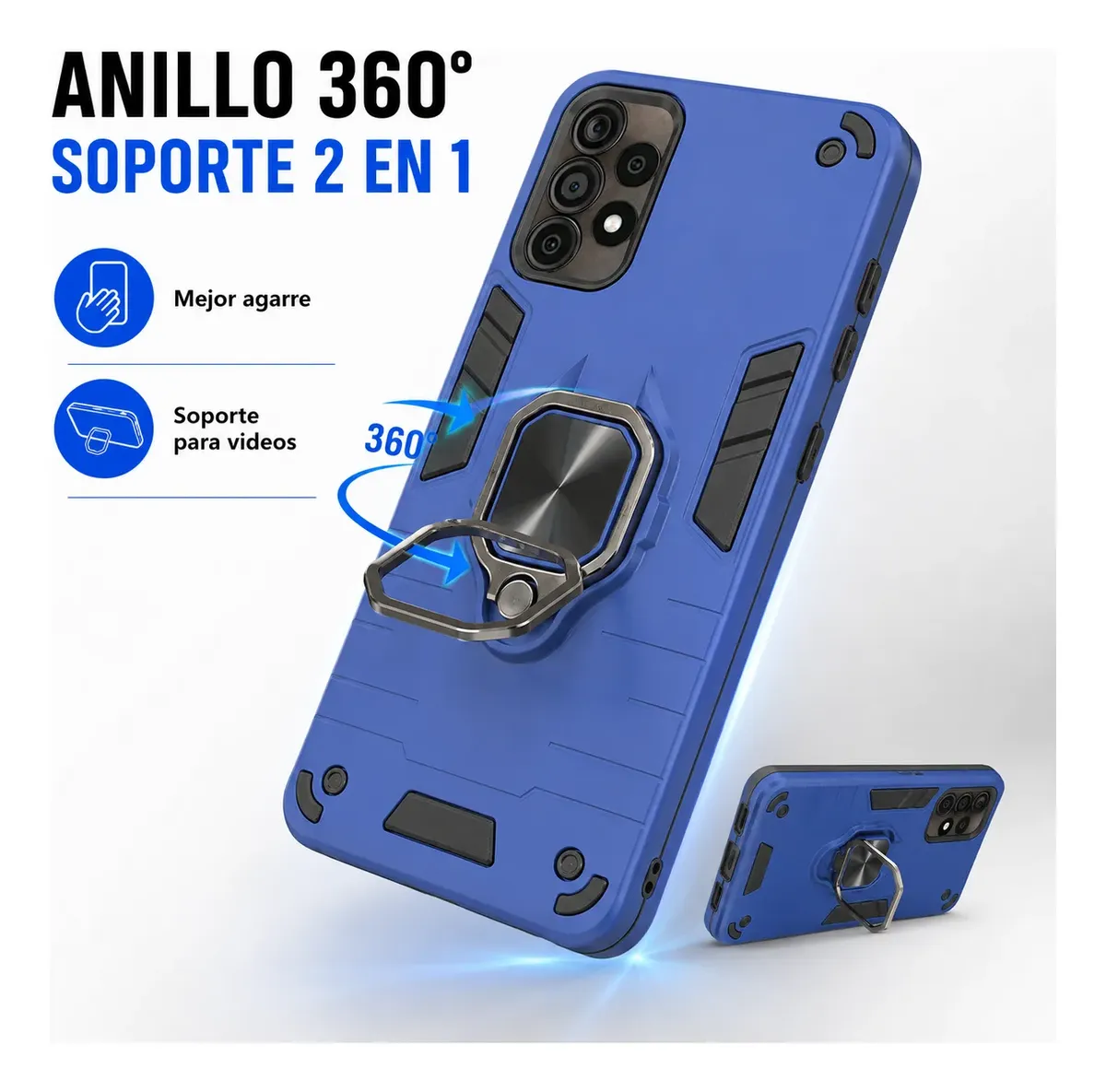 Carcasa para Samsung A53 5G Anillo Antigolpe Doble Colores — vista 5 Carcasa para Samsung A53 5G Anillo Antigolpe Doble Colores — vista 5