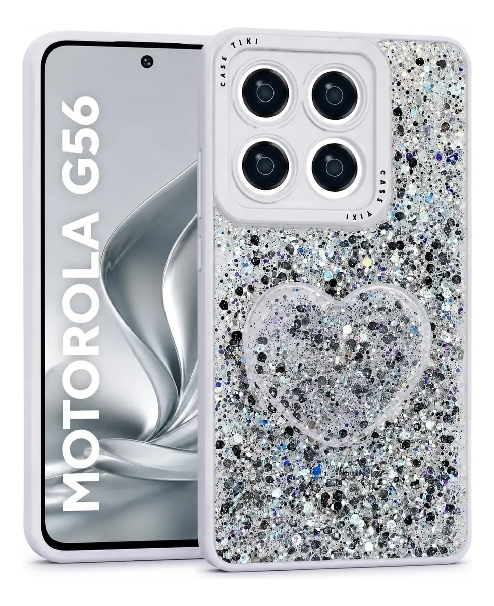 Carcasa para Motorola G56 Glitter Brillo Incluye Pop Socket — vista 4 Carcasa para Motorola G56 Glitter Brillo Incluye Pop Socket — vista 4