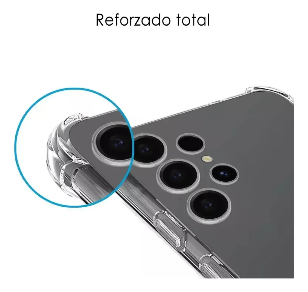 Carcasa para Samsung S23 Plus Transparente Antigolpe — vista 2