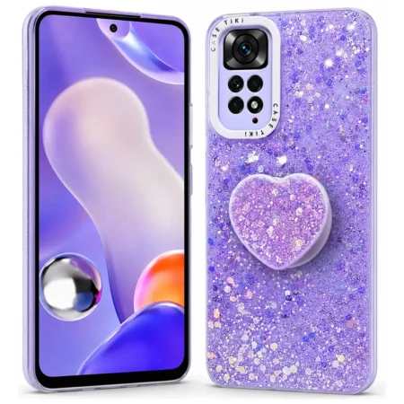 Carcasa para Xiaomi Redmi Note 11 Pro 5G Glitter Pop Socket