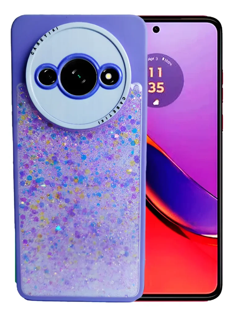 Carcasa para Xiaomi Redmi A3 Glitter Incluye Pop Socket — vista 2