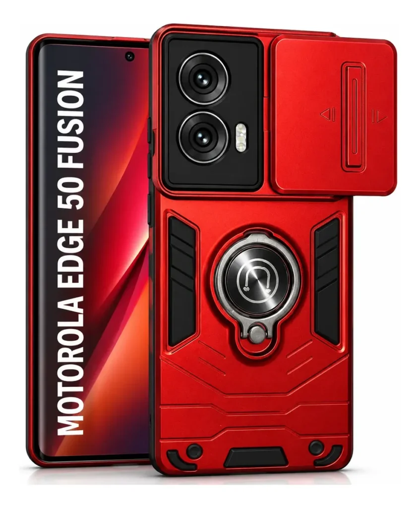 Carcasa para Motorola Edge 50 Fusion Anillo Cubre Cámara