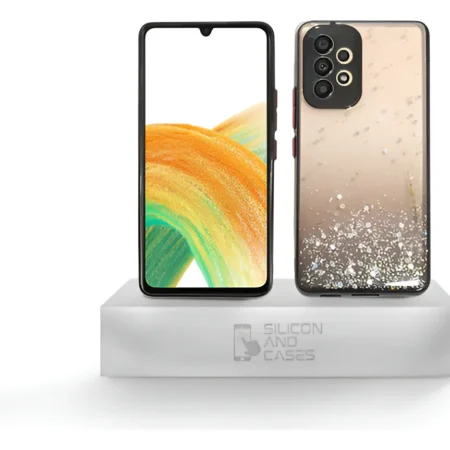 Carcasa Samsung A52 Glitter Protección Cámara — vista 3