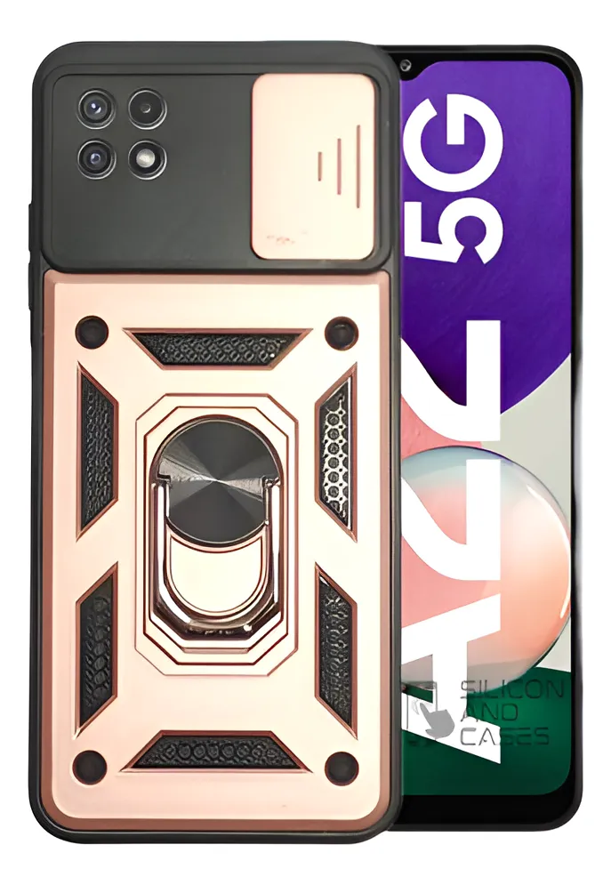 Carcasa Samsung A22 5G Anillo Antigolpe Cubre Cámara — vista 2