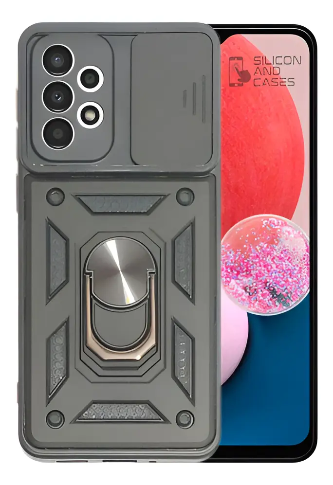 Carcasa Samsung A13 4G Anillo Antigolpe Cubre Cámara