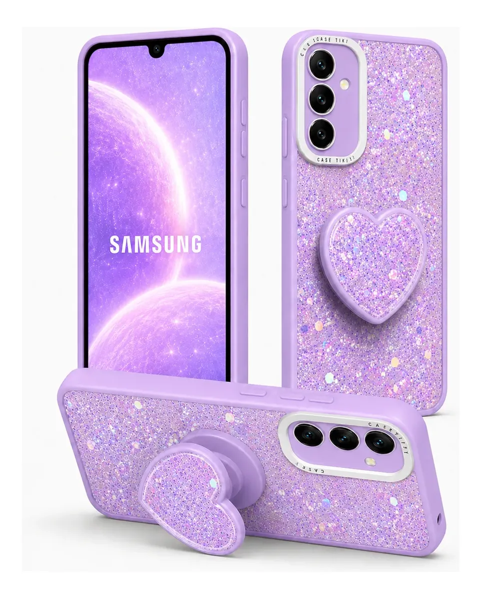 Carcasa para Samsung A14 4G/5G Glitter Incluye Pop Socket — vista 5 Carcasa para Samsung A14 4G/5G Glitter Incluye Pop Socket — vista 5