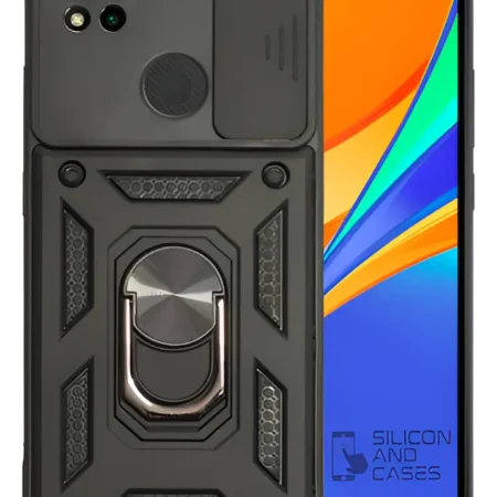 Carcasa Xiaomi Redmi 10A Anillo Antigolpe Cubre Cámara — vista 3