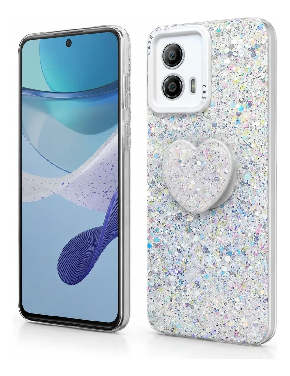 Carcasa para Motorola G53 Glitter Incluye Pop Socket — vista 3 Carcasa para Motorola G53 Glitter Incluye Pop Socket — vista 3