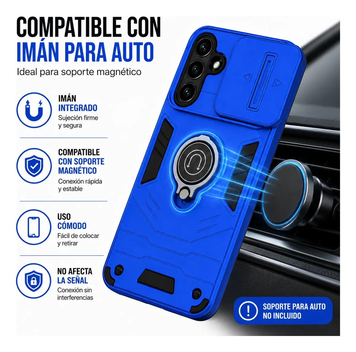 Carcasa para Samsung A36 Anillo Cubre Cámara — vista 7 Carcasa para Samsung A36 Anillo Cubre Cámara — vista 7