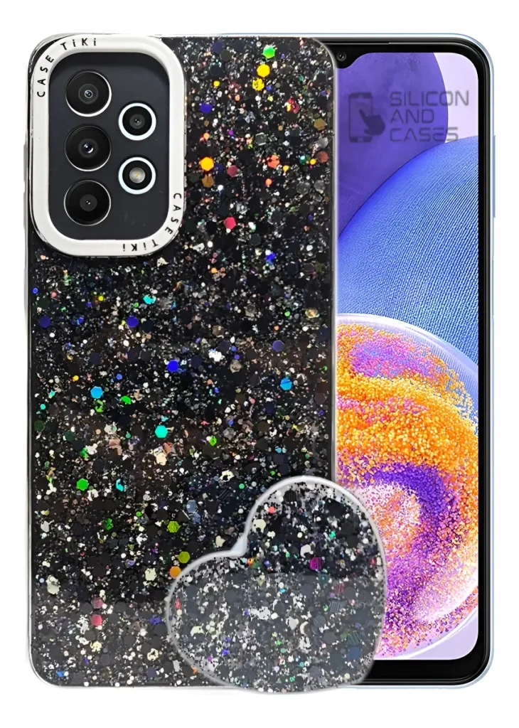 Carcasa para Samsung A23 Glitter Incluye Pop Socket — vista 2
