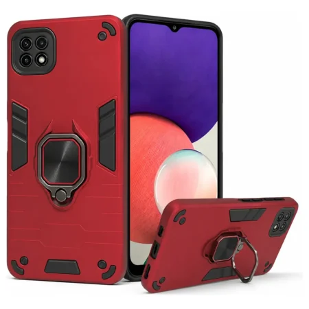Carcasa para Samsung A22 5G Anillo Antigolpe Doble Colores — vista 2