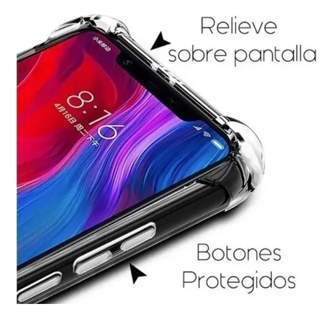 Carcasa Transparente Antigolpe para Xiaomi Redmi 15C 4G — vista 5 Carcasa Transparente Antigolpe para Xiaomi Redmi 15C 4G — vista 5