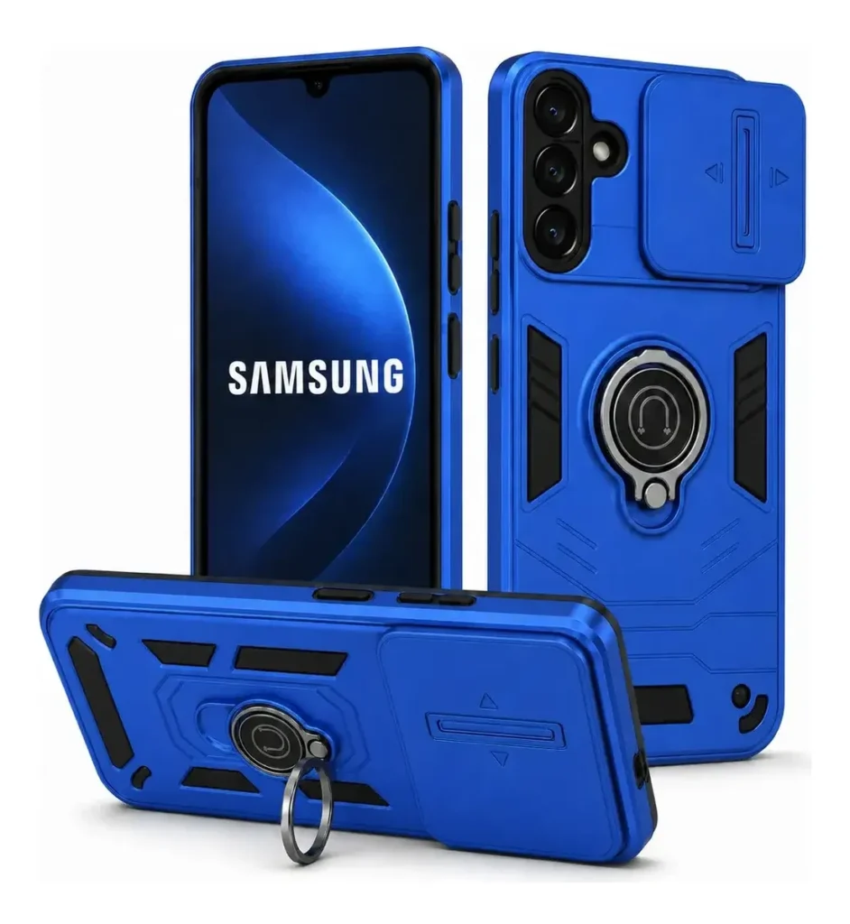 Carcasa para Samsung A17 Anillo Cubre Cámara
